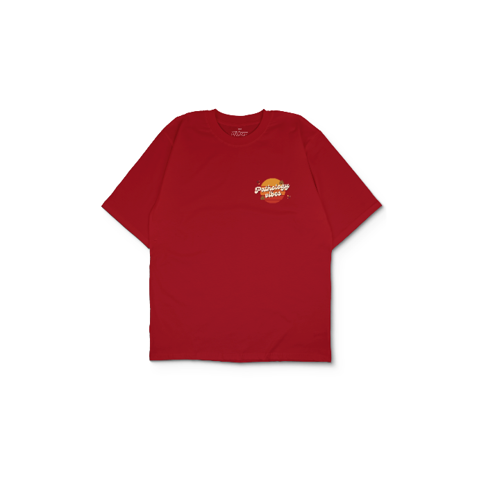 Kendin Tasarla Kırmızı Oversize Tişört