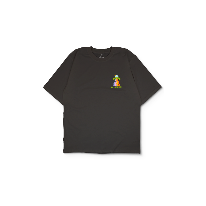 Kendin Tasarla Antrasit Oversize Tişört