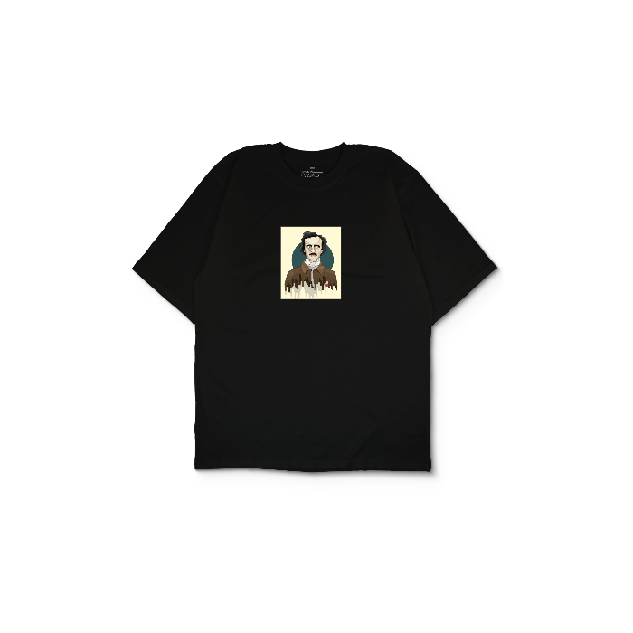 Kendin Tasarla Siyah Oversize Tişört