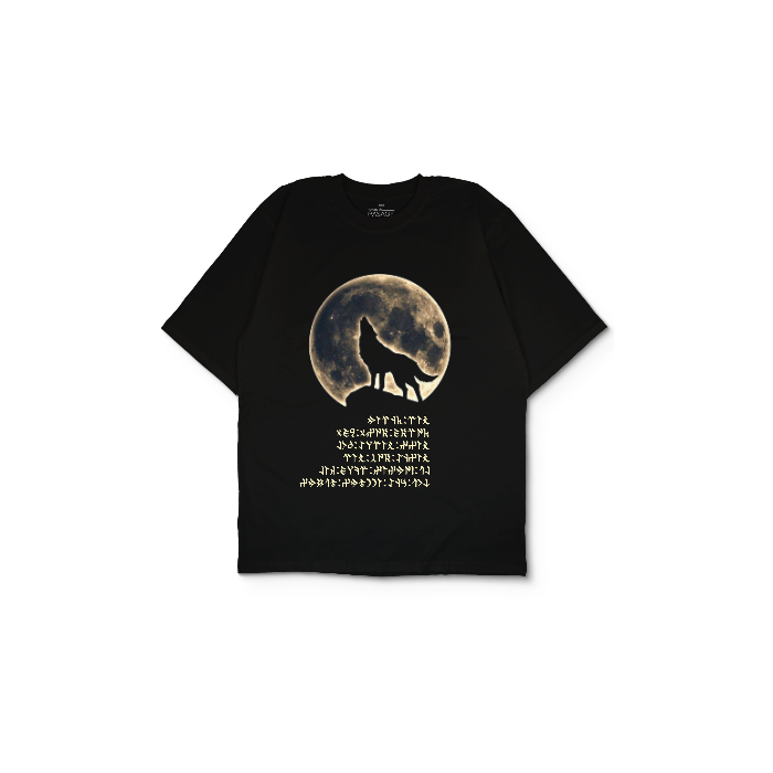 Kendin Tasarla Siyah Oversize Tişört