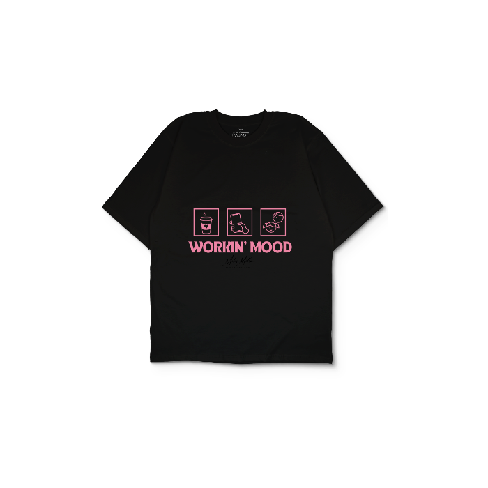 Kendin Tasarla Siyah Oversize Tişört