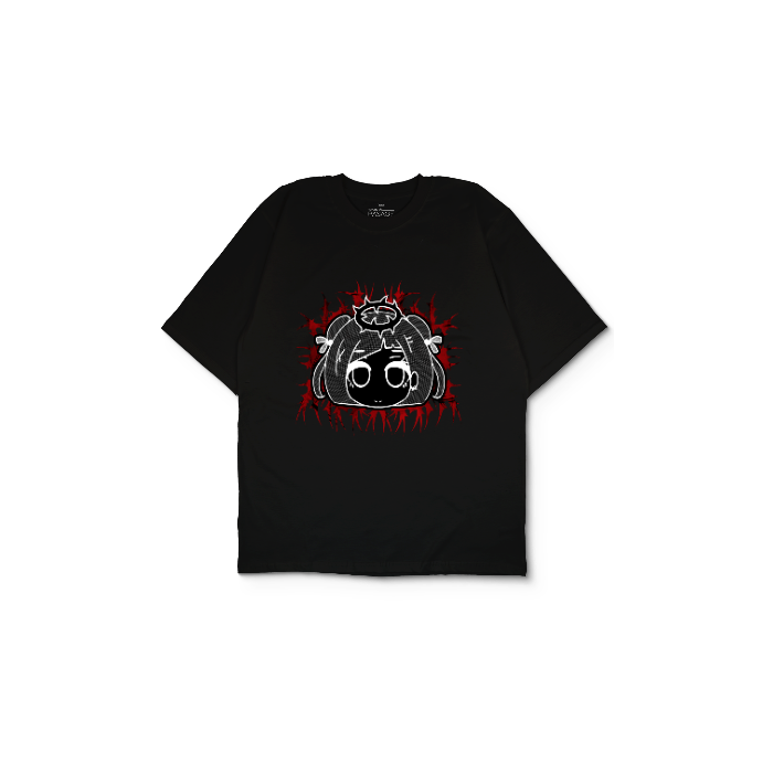 Kendin Tasarla Siyah Oversize Tişört