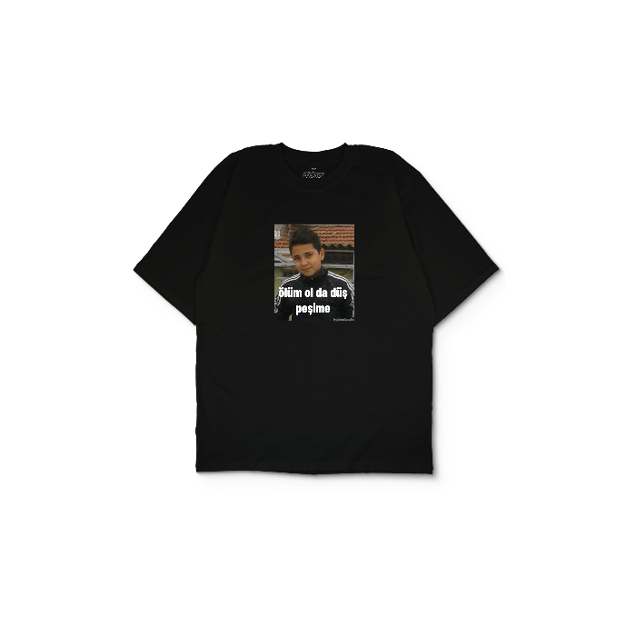 Kendin Tasarla Siyah Oversize Tişört