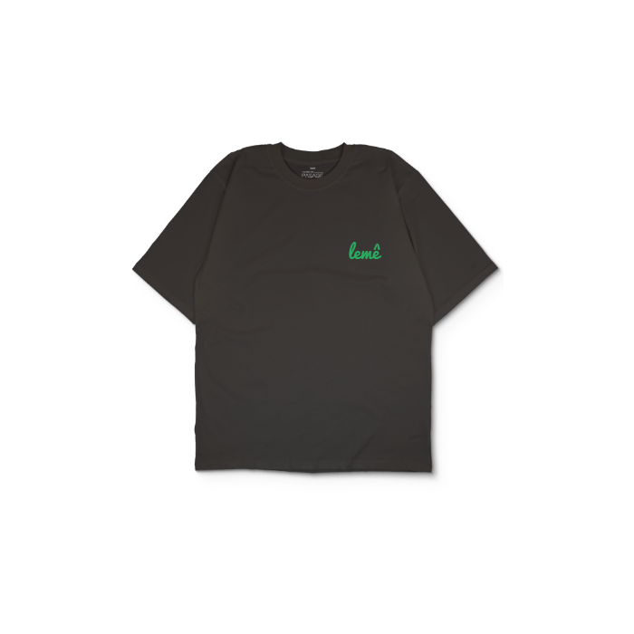 Kendin Tasarla Antrasit Oversize Tişört