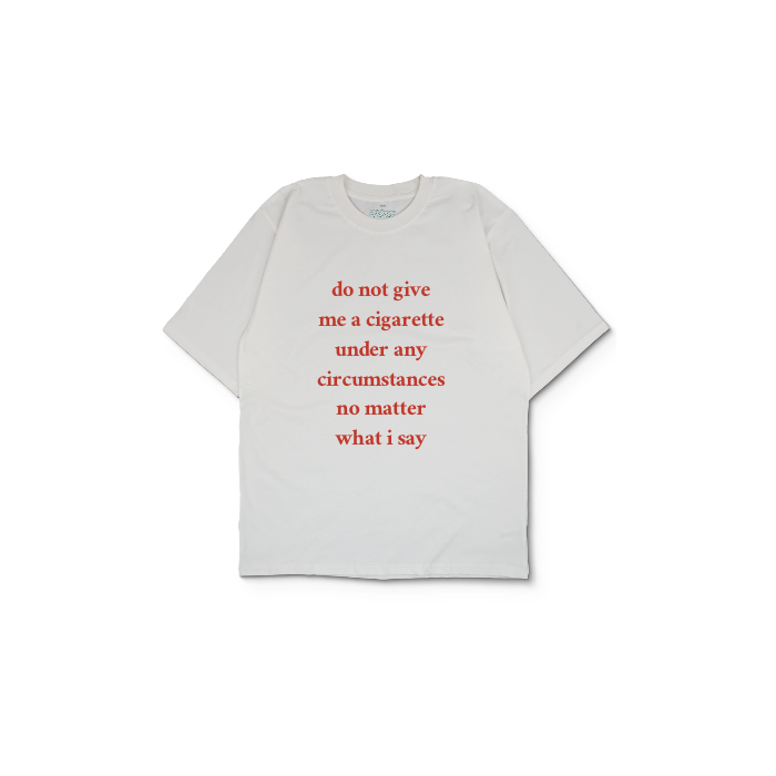 Kendin Tasarla Beyaz Oversize Tişört