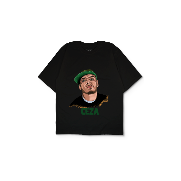 Kendin Tasarla Siyah Oversize Tişört