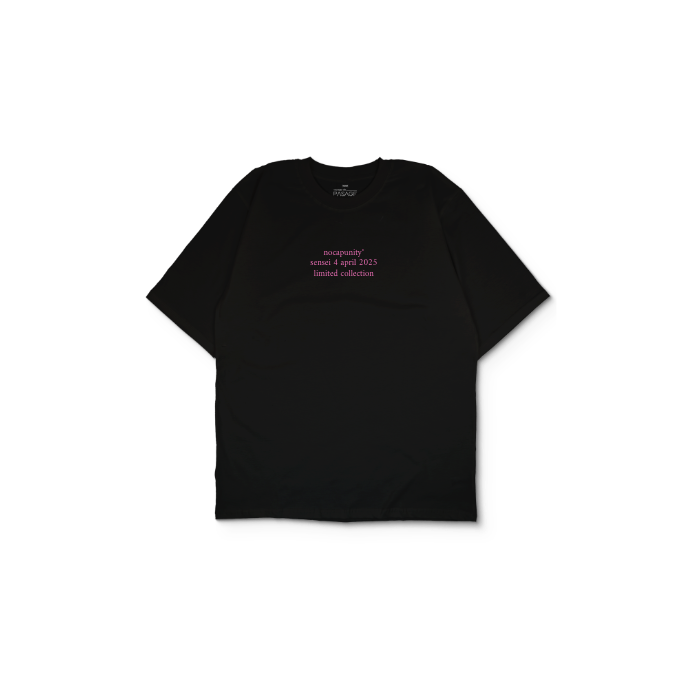 Kendin Tasarla Siyah Oversize Tişört