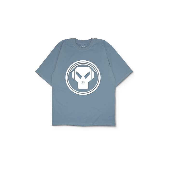 Kendin Tasarla Açık Mavi Oversize Tişört