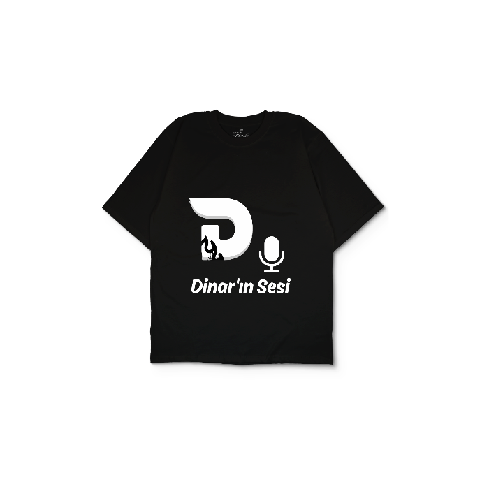 Kendin Tasarla Siyah Oversize Tişört