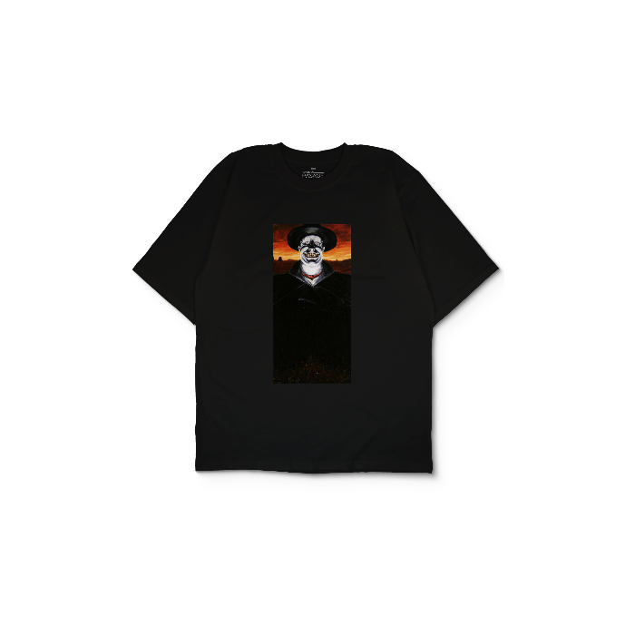 Kendin Tasarla Siyah Oversize Tişört