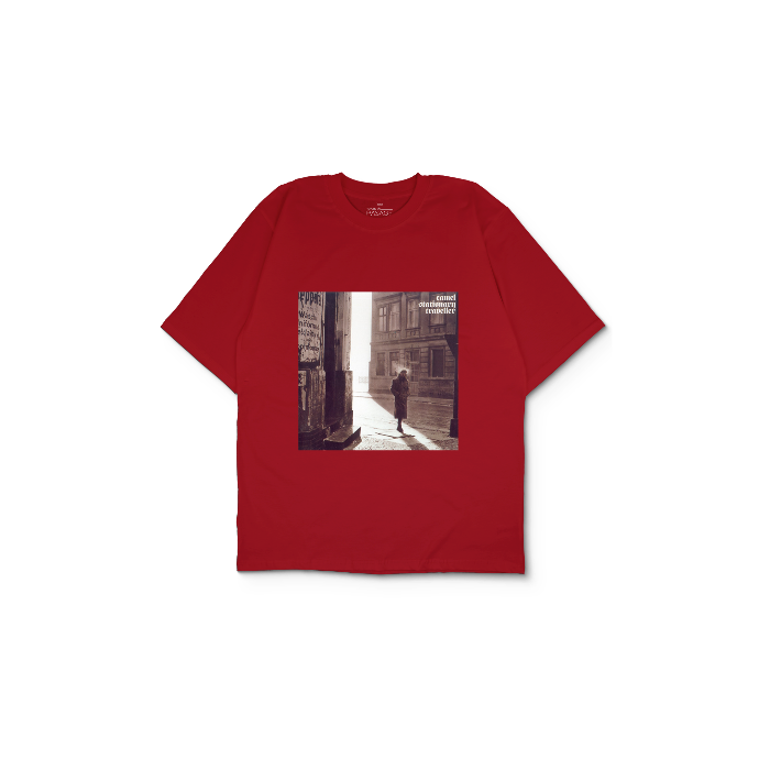 Kendin Tasarla Kırmızı Oversize Tişört