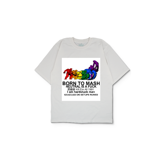 Kendin Tasarla Beyaz Oversize Tişört