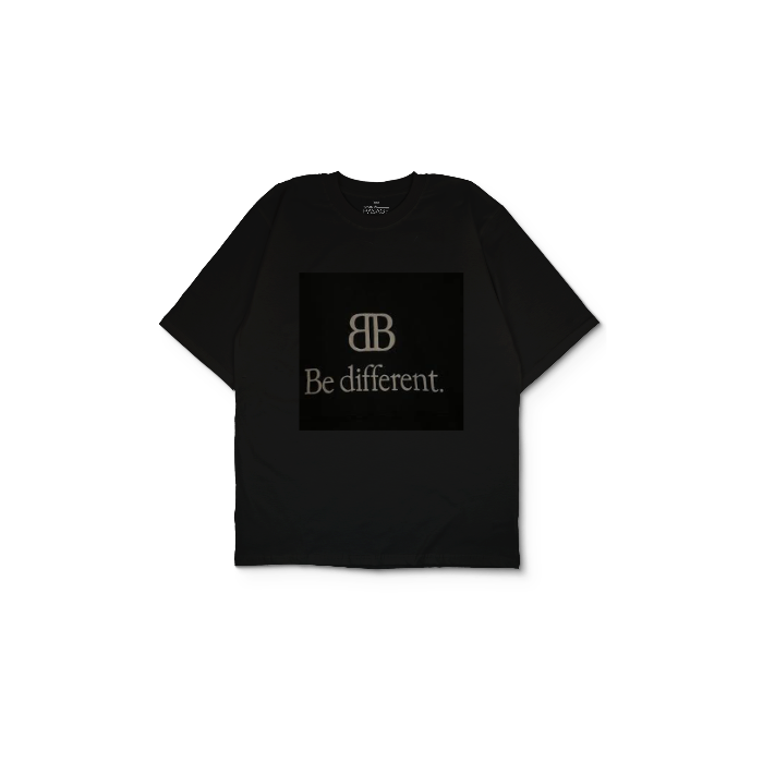 Kendin Tasarla Siyah Oversize Tişört