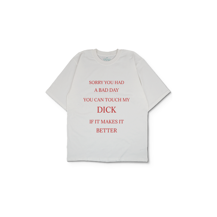 Kendin Tasarla Beyaz Oversize Tişört