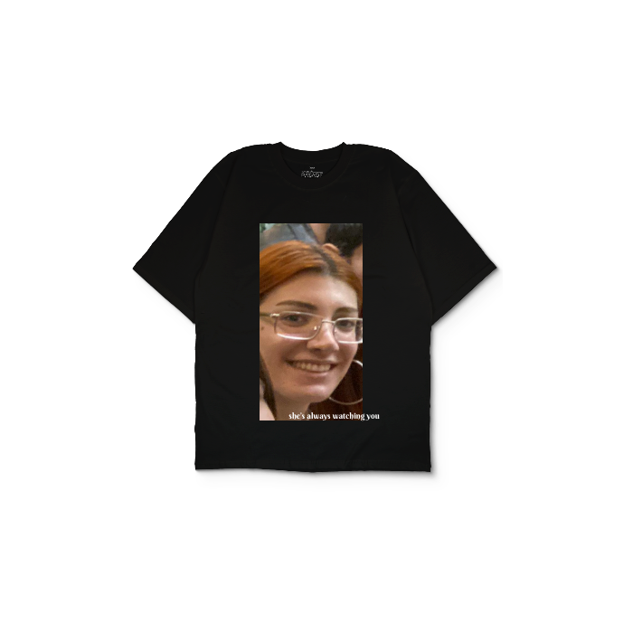 Kendin Tasarla Siyah Oversize Tişört