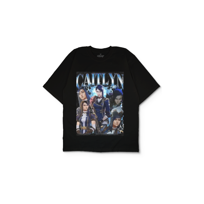 Kendin Tasarla Siyah Oversize Tişört