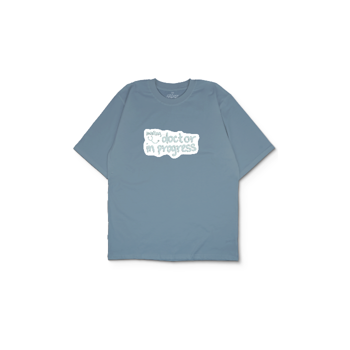 Kendin Tasarla Açık Mavi Oversize Tişört