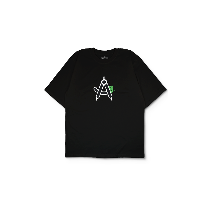 Kendin Tasarla Siyah Oversize Tişört