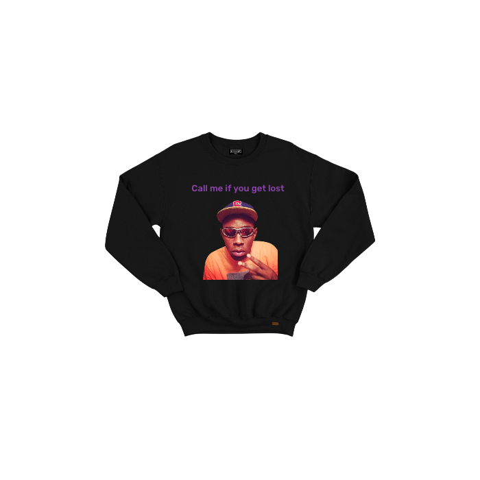 Kendin Tasarla Siyah Oversize Sweatshirt