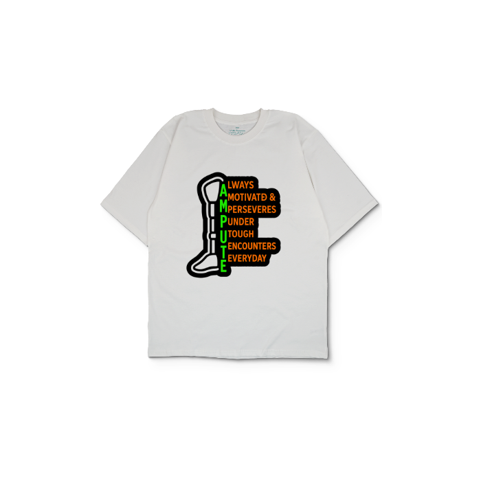 Kendin Tasarla Beyaz Oversize Tişört