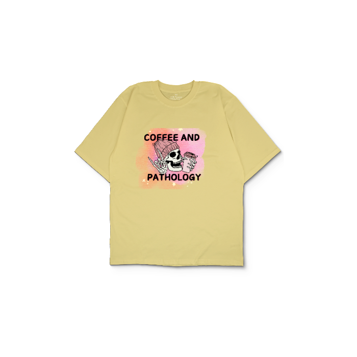 Kendin Tasarla Sarı Oversize Tişört