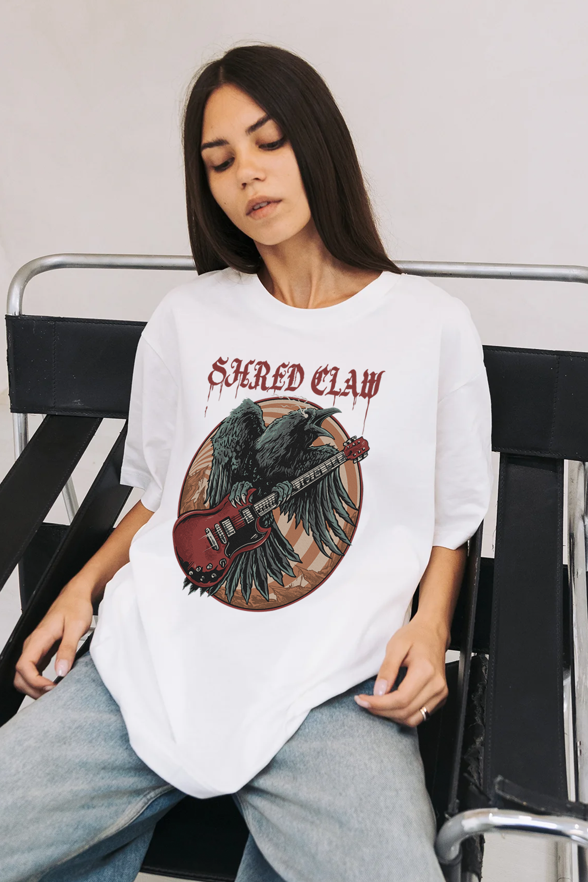 Shred Claw Oversize Kadın Tişört