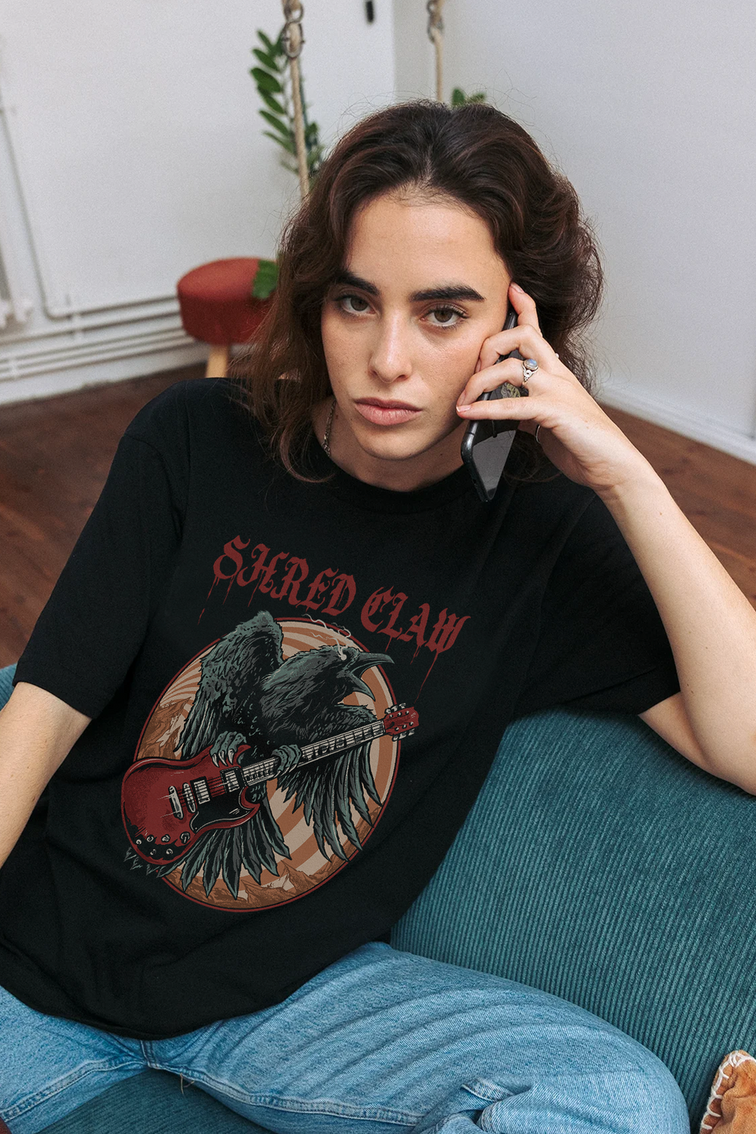 Shred Claw Oversize Kadın Tişört