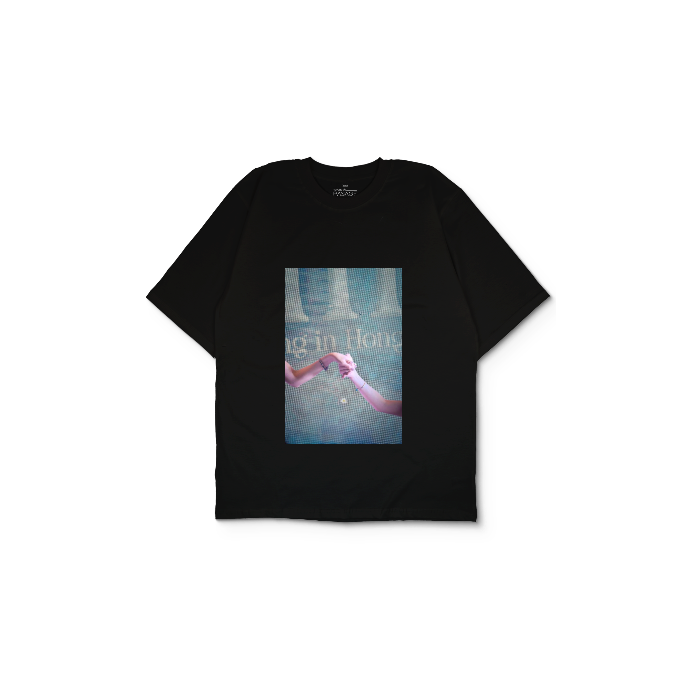 Kendin Tasarla Siyah Oversize Tişört