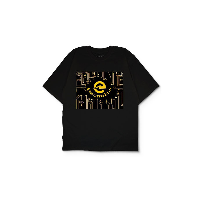 Kendin Tasarla Siyah Oversize Tişört