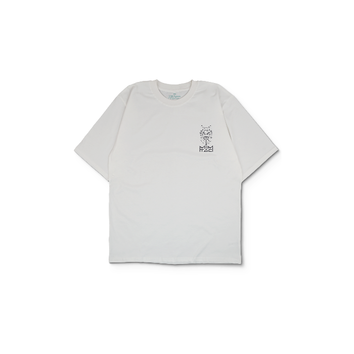 Kendin Tasarla Beyaz Oversize Tişört