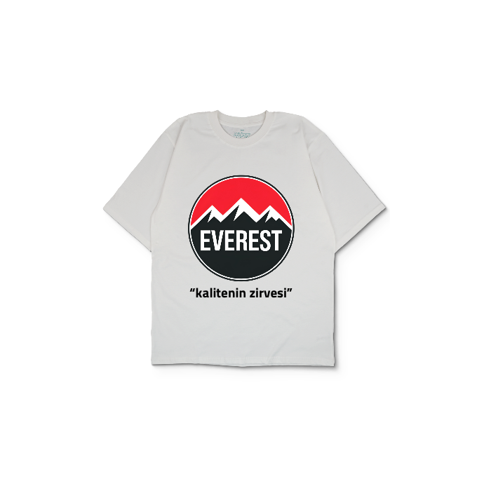 Kendin Tasarla Beyaz Oversize Tişört