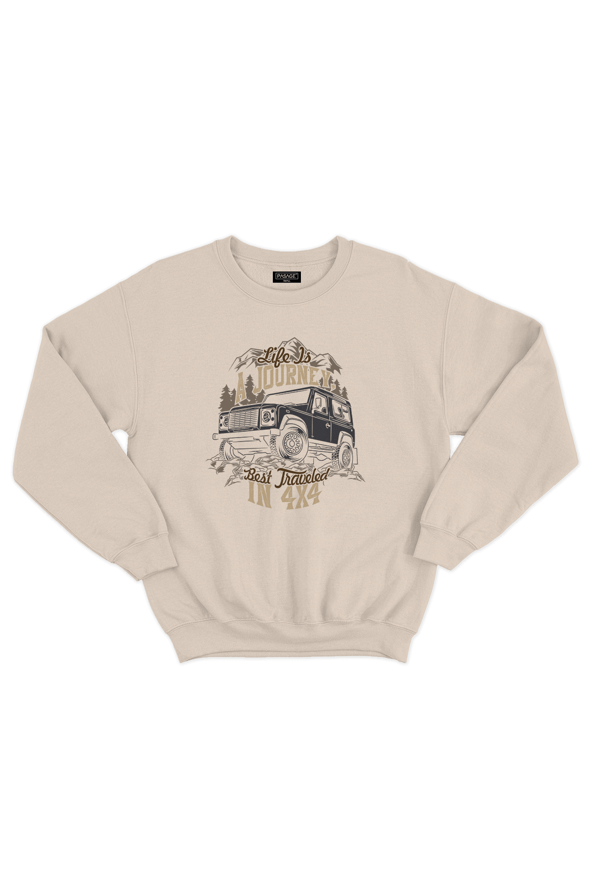 4x4 Offroad Oversize Erkek Sweatshirt - PΛSΛGE