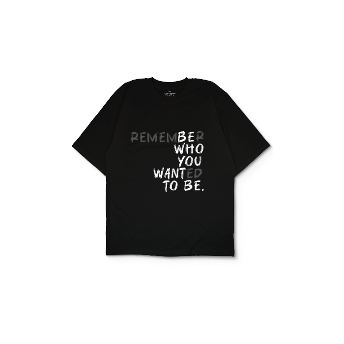 Kendin Tasarla Siyah Oversize Tişört