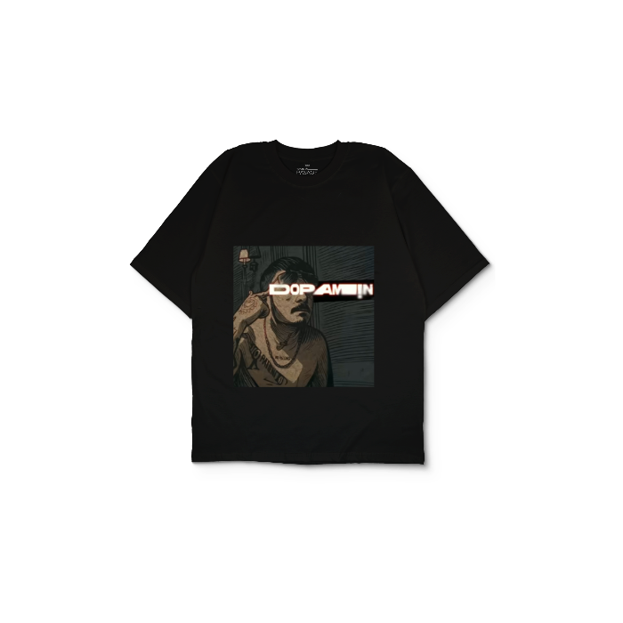 Kendin Tasarla Siyah Oversize Tişört