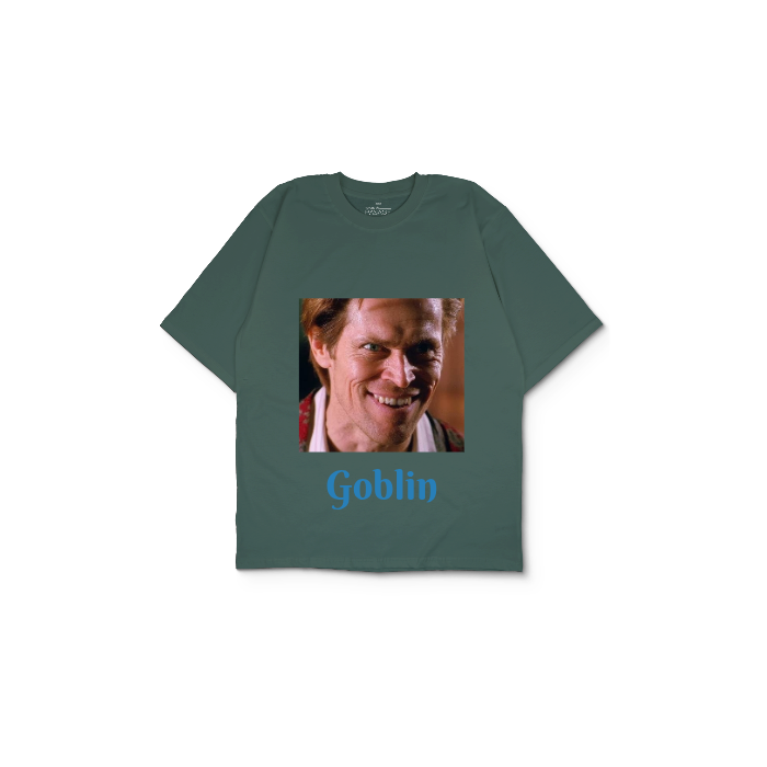 Kendin Tasarla Yeşil Oversize Tişört