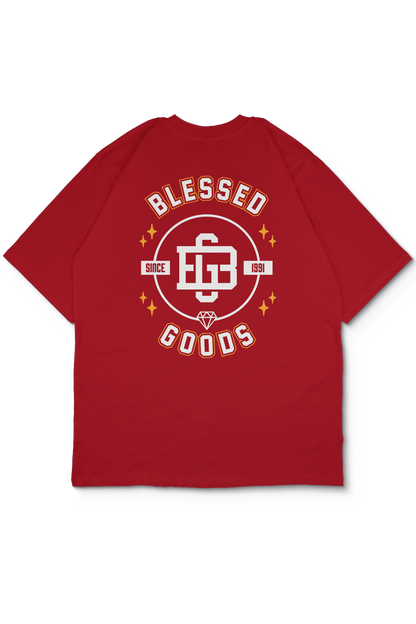 Blessed Goods Oversize Erkek Tişört