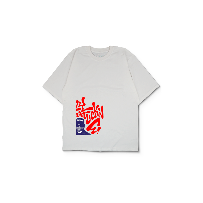 Kendin Tasarla Beyaz Oversize Tişört