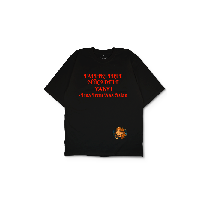 Kendin Tasarla Siyah Oversize Tişört