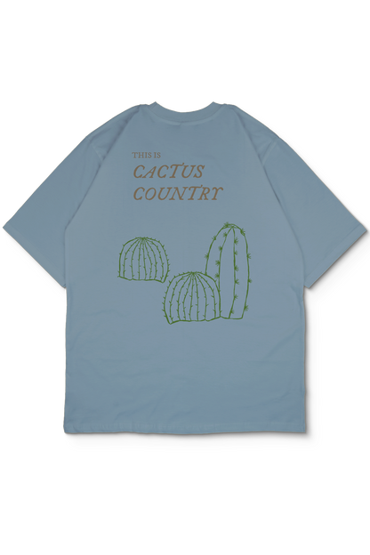 Cactus Oversize Erkek Tişört