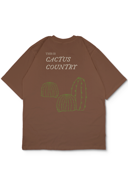 Cactus Oversize Kadın Tişört