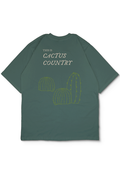 Cactus Oversize Kadın Tişört