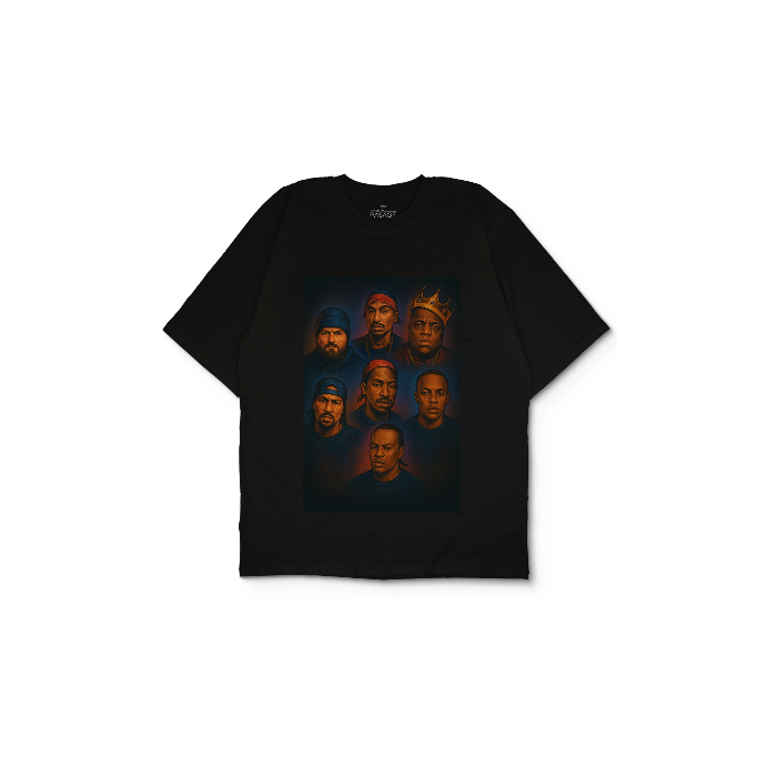 Kendin Tasarla Siyah Oversize Tişört