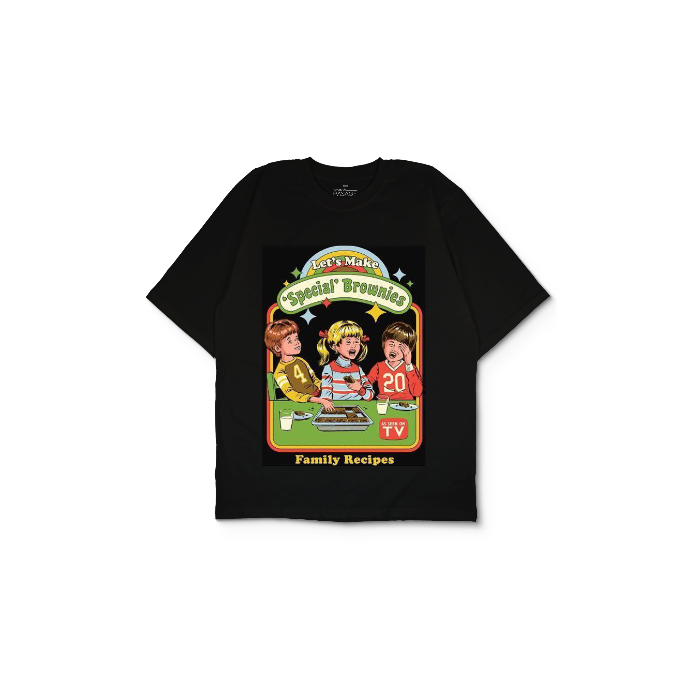 Kendin Tasarla Siyah Oversize Tişört