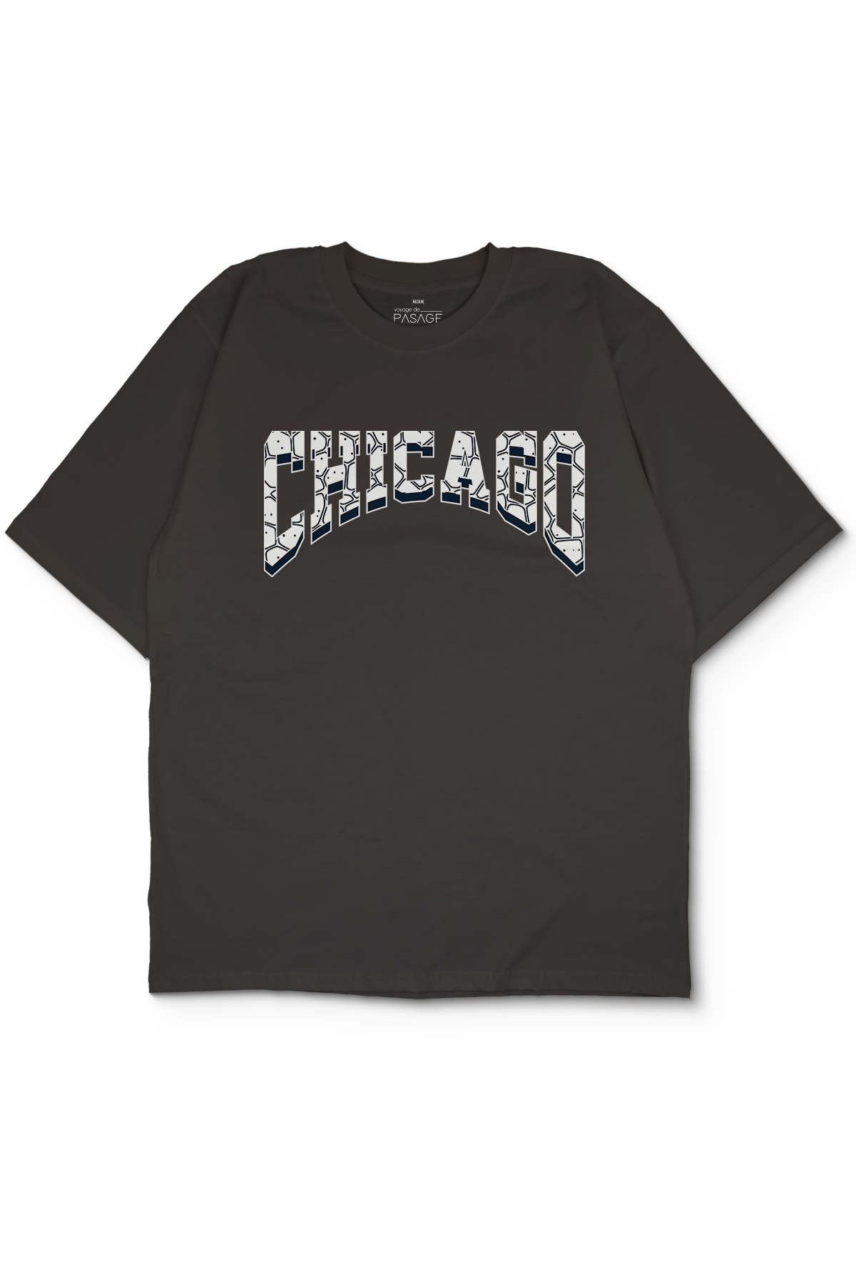 Chicago City Oversize Kadın Tişört