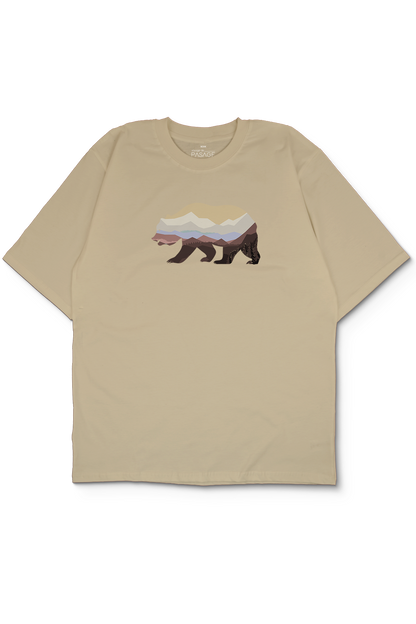 Colorful Bear Oversize Kadın Tişört
