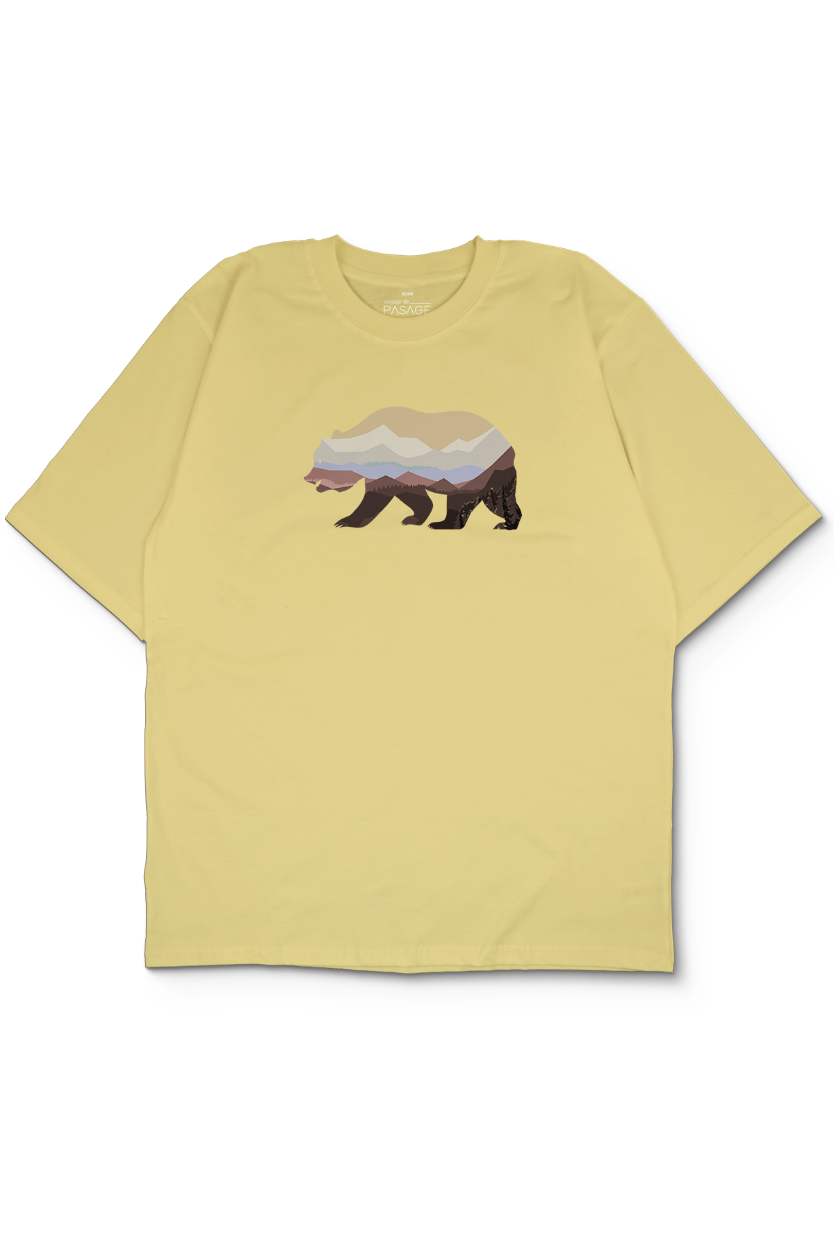Colorful Bear Oversize Kadın Tişört