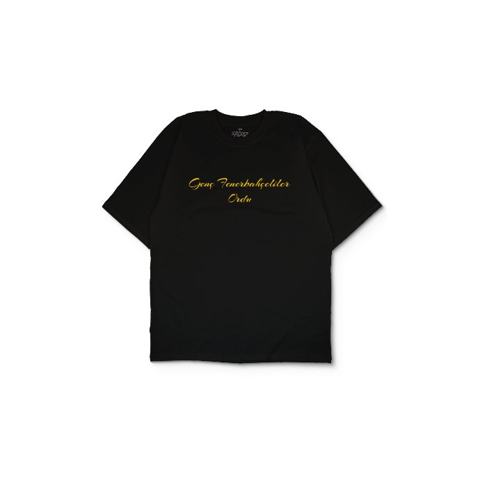 Kendin Tasarla Siyah Oversize Tişört