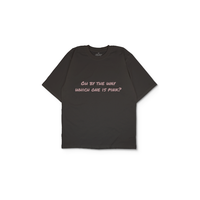 Kendin Tasarla Antrasit Oversize Tişört