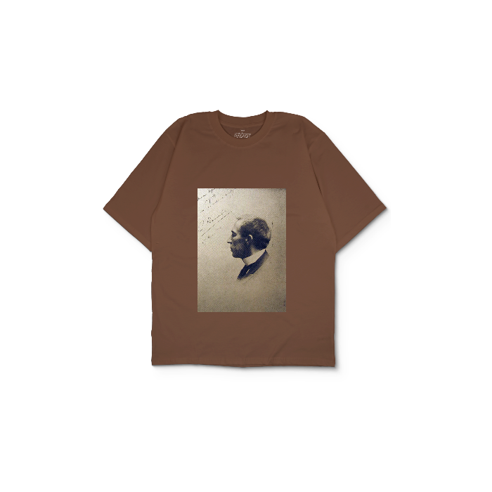 Kendin Tasarla Kahverengi Oversize Tişört