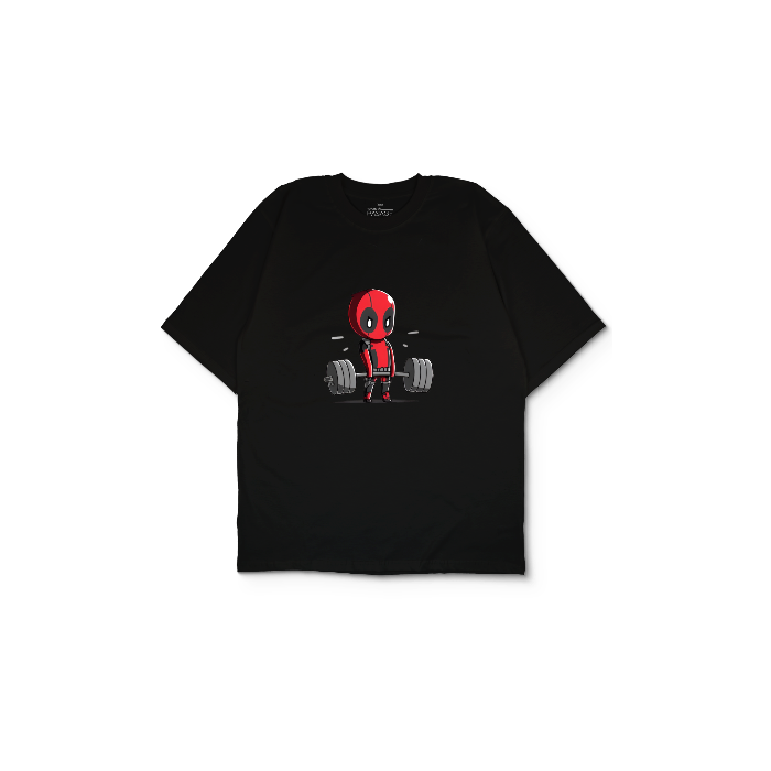 Kendin Tasarla Siyah Oversize Tişört